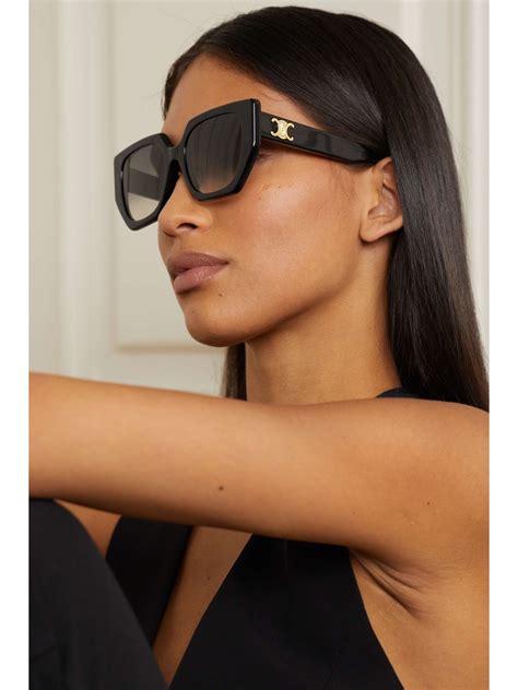 WOMEN'S LUXURY ACETATE TRIOMPHE SUNGLASSES